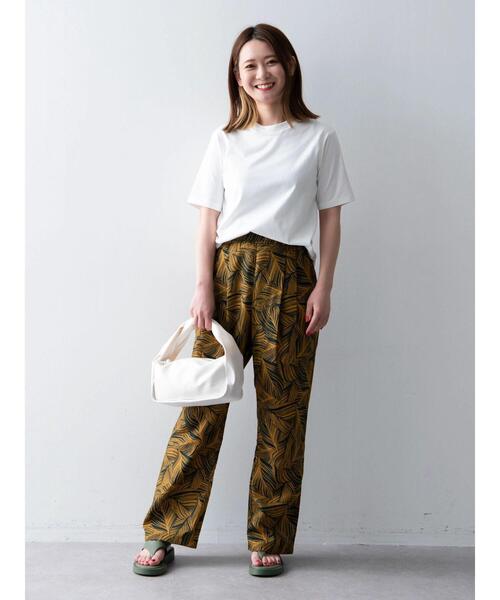 Green　Parks（グリーンパークス）の「(ｽﾄﾚｰﾄ)Tｼｬﾂ（Tシャツ/カットソー・レディース・ホワイト/ブラック/ピンク/オレンジ・FREE）」の14枚目の写真