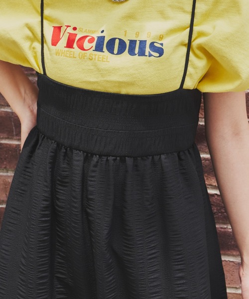 SHAGGIE(シャギー)の「ワッシャーロングワンピース(ワンピース・レディース・ブラック/イエロー/ブルー/ピンク・FREE)」の13枚目の写真