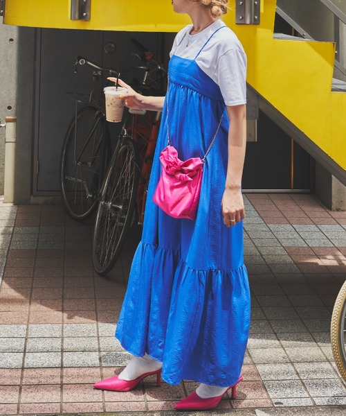 SHAGGIE(シャギー)の「ワッシャーロングワンピース(ワンピース・レディース・ブラック/イエロー/ブルー/ピンク・FREE)」の22枚目の写真