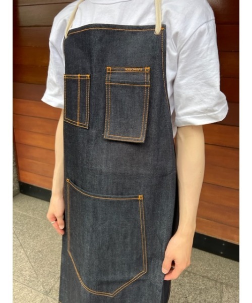 Nudie Jeans（ヌーディージーンズ）の「デニム首かけエプロン