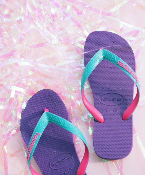havaianas(ハワイアナス)の「【Havaianas/ハワイアナス】ビーチサンダル(サンダル・レディース・グレー/パープル・SMALL/MEDIUM)」の4枚目の写真