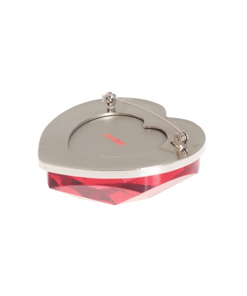 PAMEO POSE（パメオポーズ）の「META Heart Brooch（ブローチ/コサージュ・レディース・レッド/クリア・FREE）」の5枚目の写真