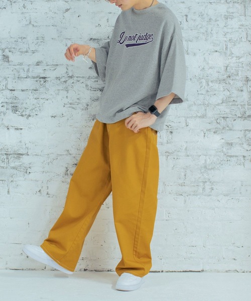 PBLIM（ページボーイリム）の「PAGEBOYLIM/サテンロゴスウェットT（Tシャツ/カットソー・レディース・レッド/オフホワイト/杢グレー・MEDIUM/LARGE）」の21枚目の写真