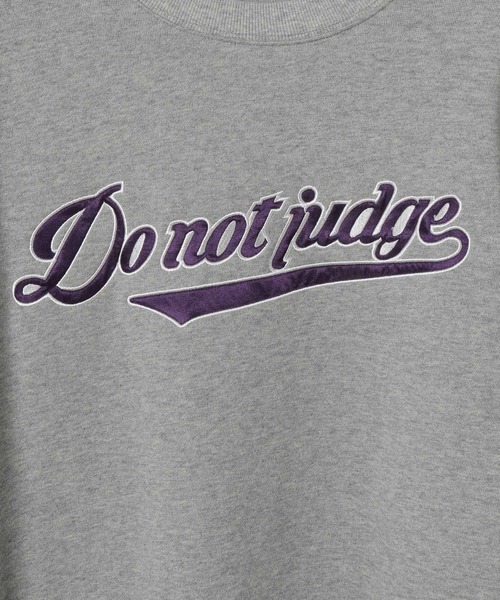 PBLIM（ページボーイリム）の「PAGEBOYLIM/サテンロゴスウェットT（Tシャツ/カットソー・レディース・レッド/オフホワイト/杢グレー・MEDIUM/LARGE）」の6枚目の写真