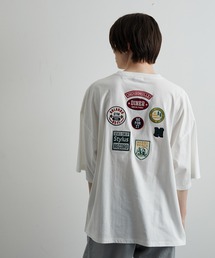 JUNRED | ランダムワッペンルーズTシャツ(Tシャツ/カットソー)