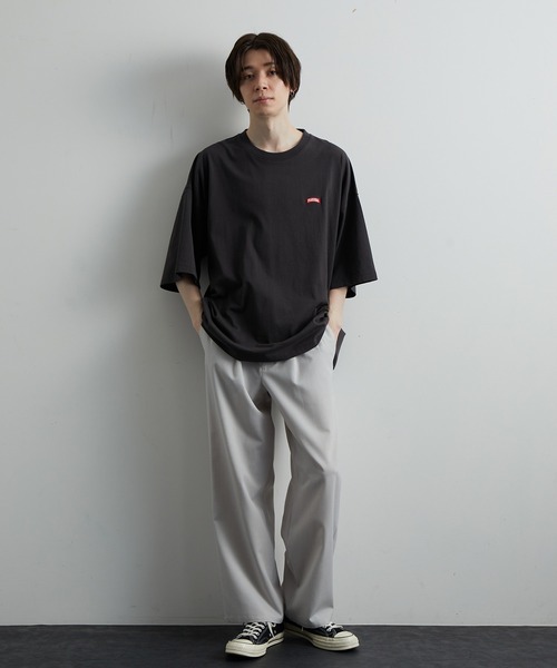 JUNRED（ジュンレッド）の「ランダムワッペンルーズTシャツ（Tシャツ/カットソー・メンズ・チャコールグレー/ホワイト・S/M/L）」の17枚目の写真