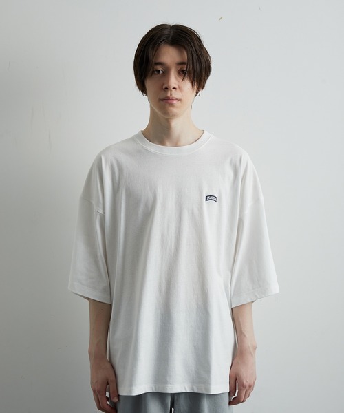 JUNRED（ジュンレッド）の「ランダムワッペンルーズTシャツ（Tシャツ/カットソー・メンズ・チャコールグレー/ホワイト・S/M/L）」の21枚目の写真