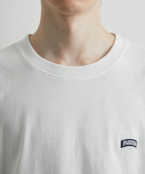 JUNRED（ジュンレッド）の「ランダムワッペンルーズTシャツ（Tシャツ/カットソー・メンズ・チャコールグレー/ホワイト・S/M/L）」の13枚目の写真