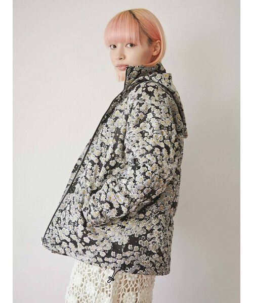 merry jenny（メリージェニー）の「daisyジャガードキルティングジャケット（マウンテンパーカー・レディース・ブラック/イエロー・FREE）」の17枚目の写真