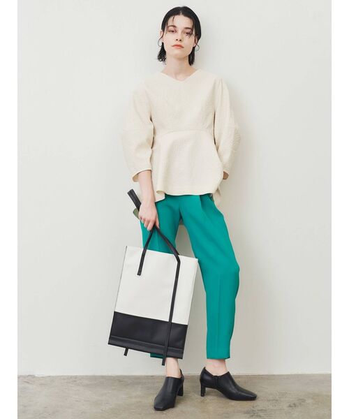 ELENDEEK(エレンディーク)の「バイカラートートバッグ(トートバッグ・レディース・ブラック/パープル/その他1・FREE)」の8枚目の写真