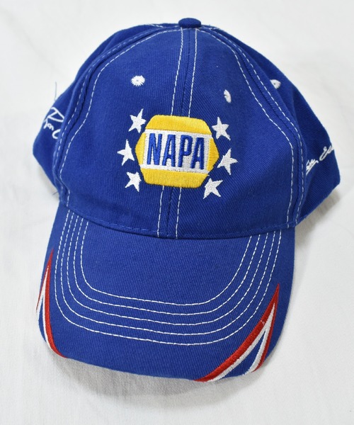 VINTAGE（ヴィンテージ）の「【ヴィンテージ古着】NAPA KNOW HOW RACING CAP / レーシング キャップ（キャップ・メンズ・ブルー・ONESIZE）」の2枚目の写真