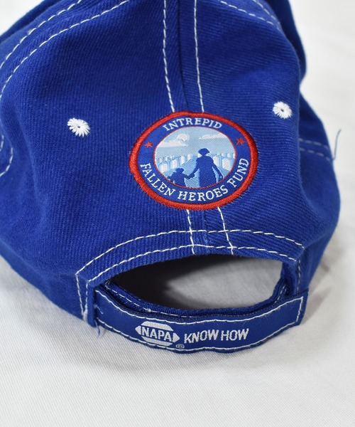 VINTAGE（ヴィンテージ）の「【ヴィンテージ古着】NAPA KNOW HOW RACING CAP / レーシング キャップ（キャップ・メンズ・ブルー・ONESIZE）」の6枚目の写真