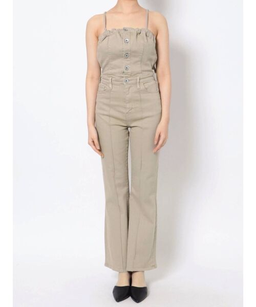 GYDA(ジェイダ)の「BACKリボンデニムロンパース(ワンピース・レディース・ブルー/ライトブルー・SMALL/MEDIUM)」の13枚目の写真