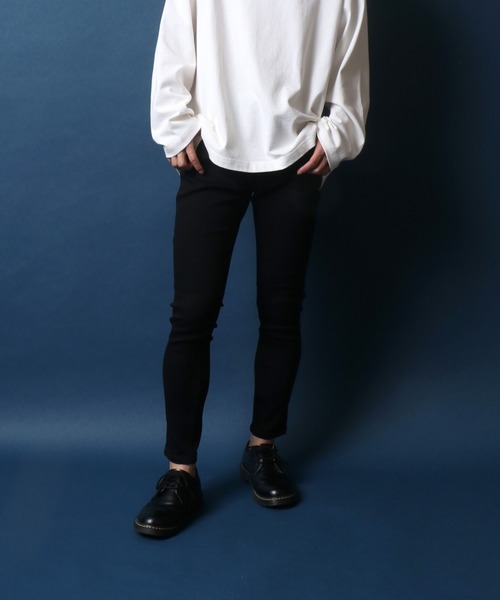 ANPAS（アンパス）の「Stretch Skinny Pants/ストレッチ スキニーパンツ スリムテーパードパンツ（デニムパンツ・メンズ・ブラック/ブルー系その他/ブルー系その他2/ブルー系その他3/ブルー系その他4・M/L/XL/S）」の6枚目の写真