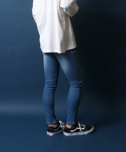 ANPAS（アンパス）の「Stretch Skinny Pants/ストレッチ スキニーパンツ スリムテーパードパンツ（デニムパンツ・メンズ・ブラック/ブルー系その他/ブルー系その他2/ブルー系その他3/ブルー系その他4・M/L/XL/S）」の21枚目の写真