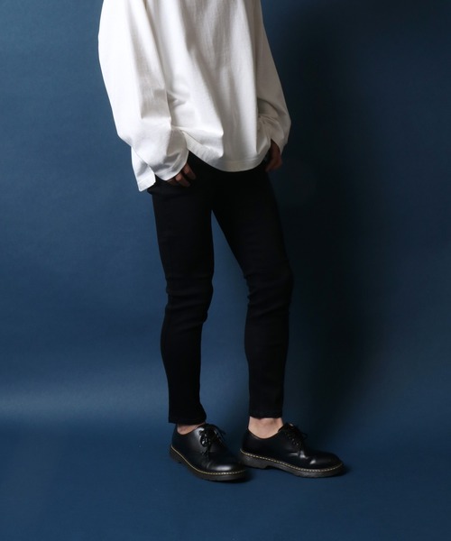 ANPAS（アンパス）の「Stretch Skinny Pants/ストレッチ スキニーパンツ スリムテーパードパンツ（デニムパンツ・メンズ・ブラック/ブルー系その他/ブルー系その他2/ブルー系その他3/ブルー系その他4・M/L/XL/S）」の8枚目の写真