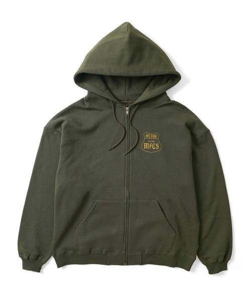 MFC STORE（エムエフシーストア）の「MFC STORE MFCS TEXAS ZIP HOODIE（パーカー・メンズ・ブラック/ライトベージュ/オリーブ系・MEDIUM/LARGE/X-LARGE）」の3枚目の写真