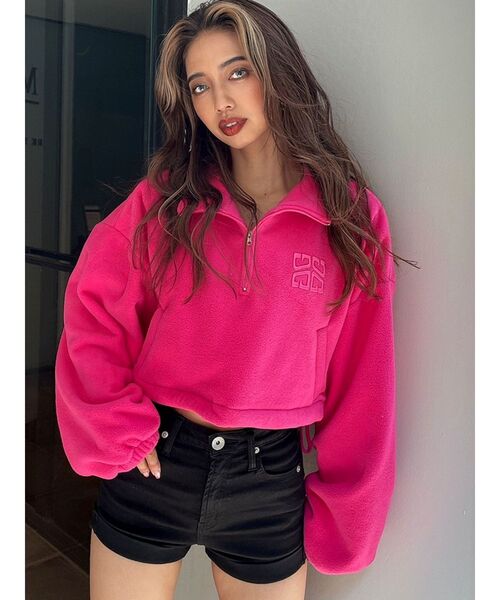 GYDA（ジェイダ）の「G SQUAREフリースアノラックショート