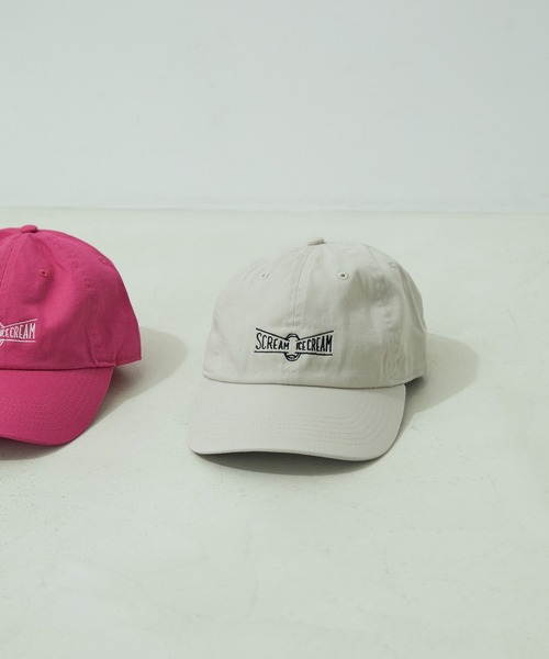 SALON adam et rope'（サロン アダム エ ロペ）の「【SCREAM ICE CREAM for SALON】ロゴキャップ（キャップ・レディース・ブラック/ベージュ/ピンク・FREE）」の8枚目の写真