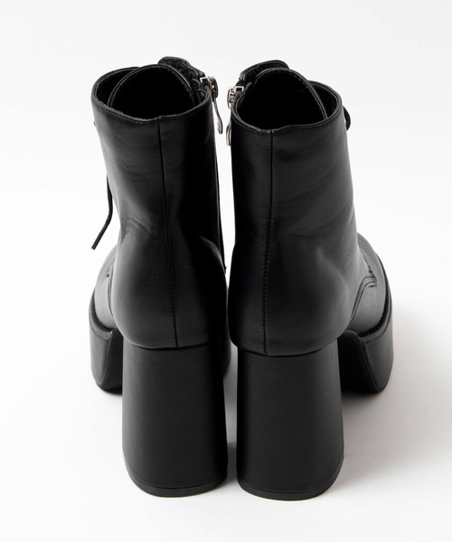 WEGO（ウィゴー）の「WEGO/ボリュームヒールブーツ（ブーツ・レディース・ブラック系その他/ブラック・LARGE/MEDIUM）」の9枚目の写真