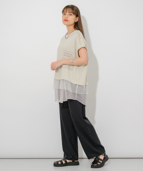 Paradise Picnic（パラダイスピクニック）の「ベイカーパンツ（その他パンツ・レディース・ブラック/ベージュ/オレンジ・FREE）」の5枚目の写真