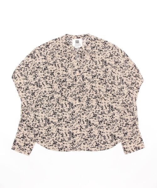 COTORICA（コトリカ）の「ケープカラーシャツ（シャツ/ブラウス・レディース・ブラック/ベージュ・FREE）」の2枚目の写真