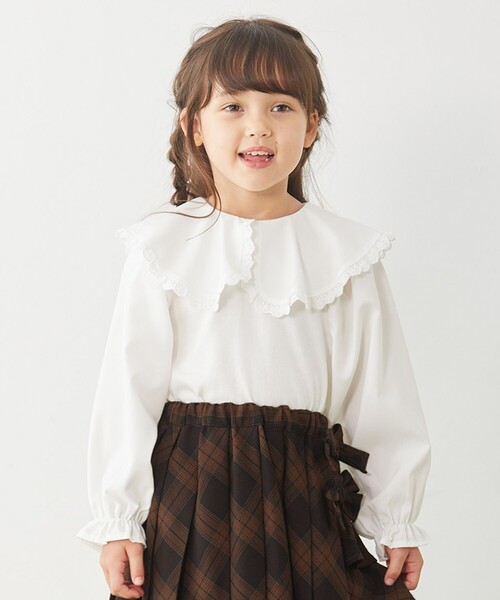 襟付きインナートップス Tシャツ カットソー Any Fam エニィファム のファッション通販 Zozotown