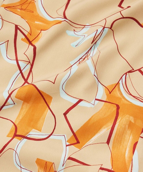 ROPE'（ロペ）の「オリジナルプリント柄ワイドストレートパンツ（その他パンツ・レディース・ブラック/ベージュ/ベージュ系その他・38/36）」の20枚目の写真