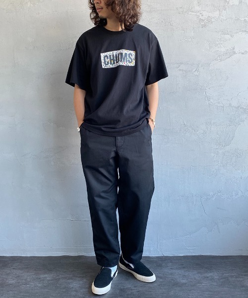 CHUMS（チャムス）の「【WEB限定】[CHUMS/チャムス] BBQボートロゴプリント ショートスリーブTシャツ（Tシャツ/カットソー・レディース・ホワイト/ブラック/イエロー・XL/L/M）」の7枚目の写真