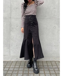 ENVYM | フロントスリットマーメイドＳＫ(スカート)