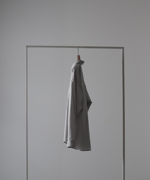 RUUBON(ルーボン)の「【RUUBON】relax cotton broad shirt / リラックス コットンブロードシャツ(シャツ/ブラウス・メンズ・ホワイト/ブラック/グレー系/ベージュ系/ブラック系/サックスブルー/ブルー系・S/M/L)」の14枚目の写真