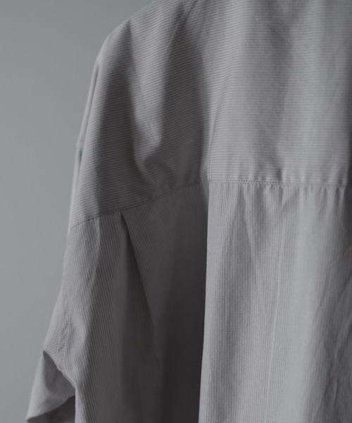 RUUBON(ルーボン)の「【RUUBON】relax cotton broad shirt / リラックス コットンブロードシャツ(シャツ/ブラウス・メンズ・ホワイト/ブラック/グレー系/ベージュ系/ブラック系/サックスブルー/ブルー系・S/M/L)」の19枚目の写真