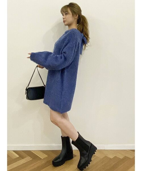 dazzlin（ダズリン）の「サイドゴアフラットショートブーツ（ブーツ・レディース・ブラック/ブラウン・SMALL/MEDIUM/LARGE）」の11枚目の写真