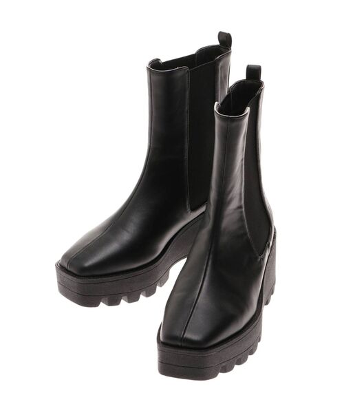 dazzlin（ダズリン）の「サイドゴアフラットショートブーツ（ブーツ・レディース・ブラック/ブラウン・SMALL/MEDIUM/LARGE）」の16枚目の写真