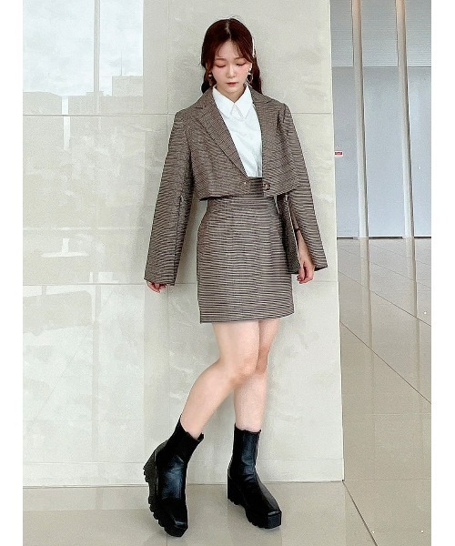 dazzlin（ダズリン）の「サイドゴアフラットショートブーツ（ブーツ・レディース・ブラック/ブラウン・SMALL/MEDIUM/LARGE）」の17枚目の写真