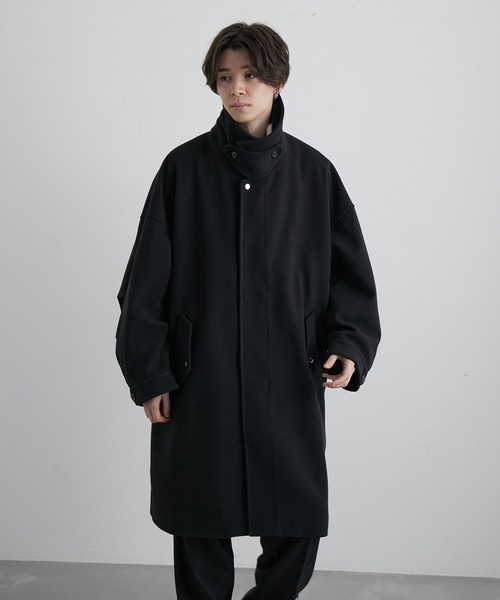 JUNRED（ジュンレッド）の「ウーリーニットアーバンフィールドオーバーコート（その他アウター・メンズ・ブラック/グリーン/ブラウン系その他・S/M/L）」の8枚目の写真