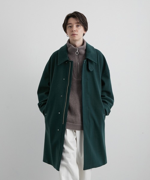 JUNRED（ジュンレッド）の「ウーリーニットアーバンフィールドオーバーコート（その他アウター・メンズ・ブラック/グリーン/ブラウン系その他・S/M/L）」の18枚目の写真