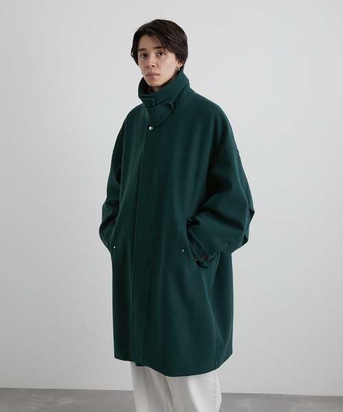 JUNRED（ジュンレッド）の「ウーリーニットアーバンフィールドオーバーコート（その他アウター・メンズ・ブラック/グリーン/ブラウン系その他・S/M/L）」の13枚目の写真