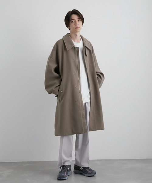 JUNRED（ジュンレッド）の「ウーリーニットアーバンフィールドオーバーコート（その他アウター・メンズ・ブラック/グリーン/ブラウン系その他・S/M/L）」の19枚目の写真