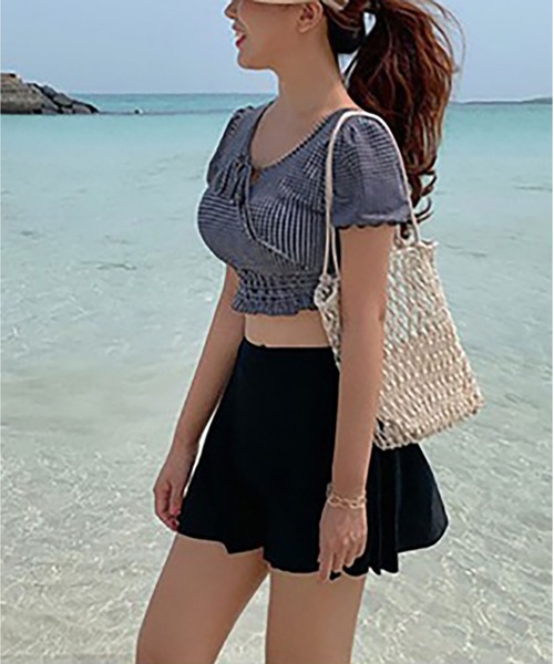LOPASS（ロパス）の「レディース水着3点セット（水着・レディース・ブラック・L/M/XL）」の9枚目の写真