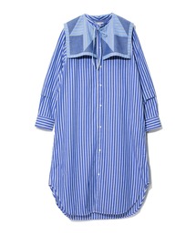 TOBILA（トビラ）の「7.5オンスデニム 2WAY リメイク風 ワンピース 