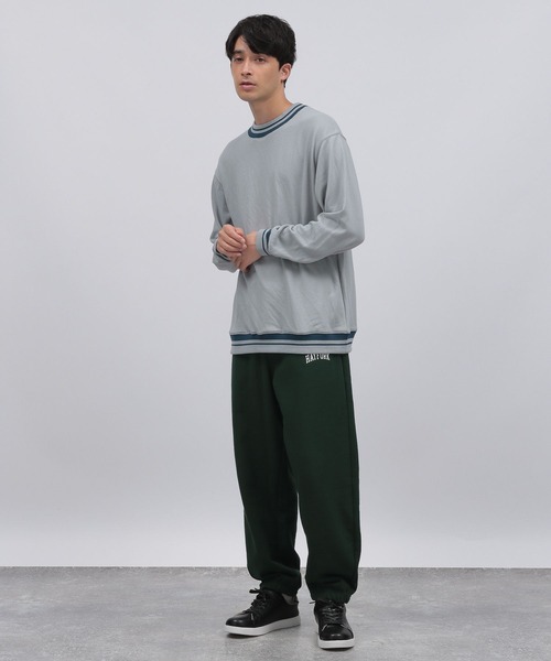 LAKOLE(ラコレ)の「レタードスウェットパンツ / 127030(スウェットパンツ・メンズ・ブラック/オフホワイト/グリーン・MEDIUM/LARGE/X-LARGE)」の8枚目の写真