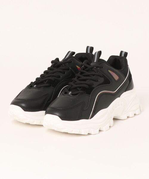 SpRay(スプレイ)の「Dadスニーカー(スニーカー・レディース・ホワイト/ブラック・SMALL/MEDIUM/LARGE)」の17枚目の写真