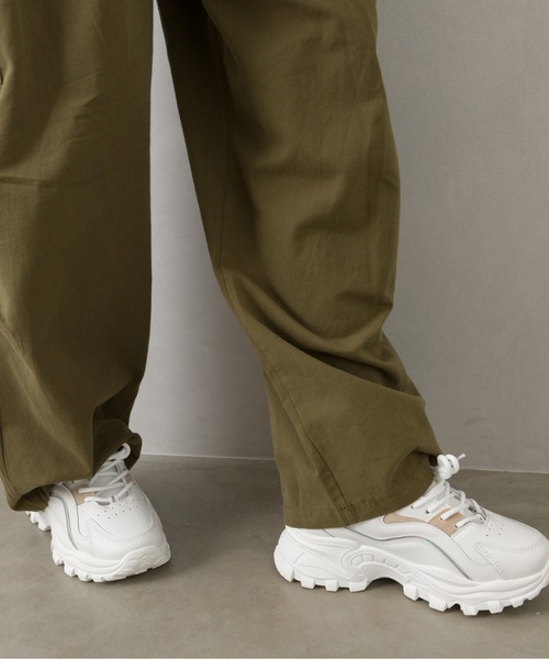 SpRay(スプレイ)の「Dadスニーカー(スニーカー・レディース・ホワイト/ブラック・SMALL/MEDIUM/LARGE)」の16枚目の写真