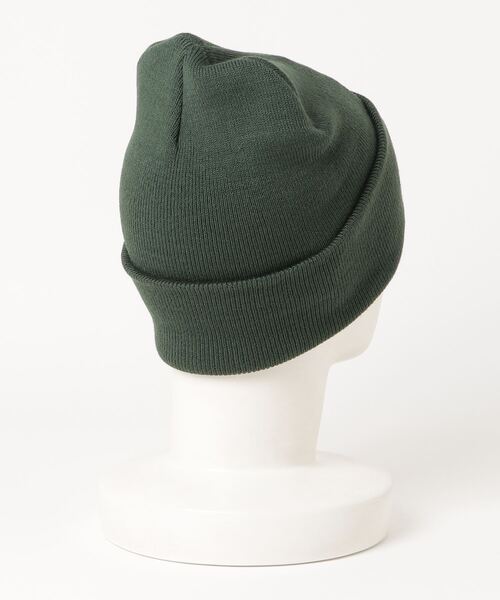 MAGIC NUMBER（マジック ナンバー）の「【MAGIC NUMBER】SALTY FATIGUE KNIT CAP（ニットキャップ/ビーニー・メンズ・ダークグリーン/ダークグレー/オレンジ・FREE）」の4枚目の写真