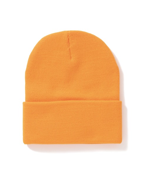 MAGIC NUMBER（マジック ナンバー）の「【MAGIC NUMBER】SALTY FATIGUE KNIT CAP（ニットキャップ/ビーニー・メンズ・ダークグリーン/ダークグレー/オレンジ・FREE）」の13枚目の写真