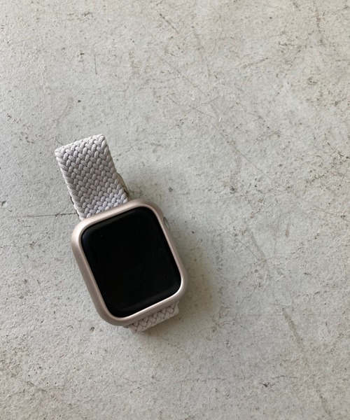Me%(ミィパーセント)の「アミコミapplewatchバンド(デジタル腕時計・レディース・グレー/チャコールグレー/アイボリー・LARGE/MEDIUM)」の18枚目の写真