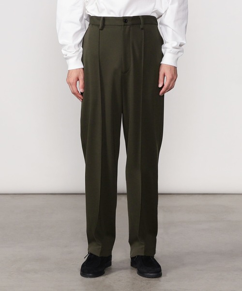 Morris & Sons(モリスアンドサンズ)の「MORRIS & SONS | クリースストレートパンツ MEN(スラックス・メンズ・オリーブ/ブラック/ネイビー・3/1/2)」の6枚目の写真