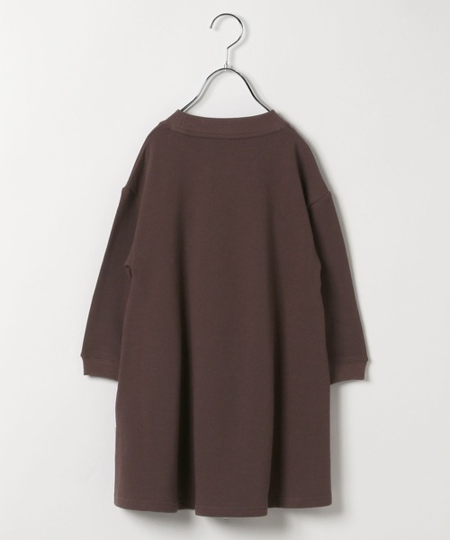 BAYFLOW(ベイフロー)の「【Fruit Of The Loom(フルーツオブザルーム)】別注Aラインカットワンピース(ワンピース・キッズ・オフホワイト/ブラウン/パープル・110cm/120cm/130cm/140cm)」の14枚目の写真