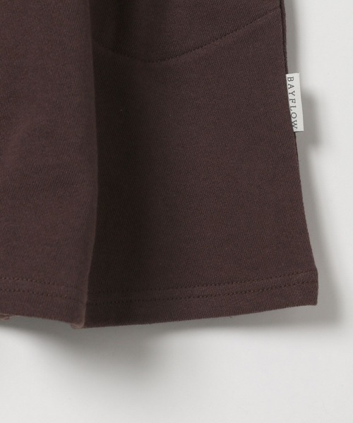 BAYFLOW(ベイフロー)の「【Fruit Of The Loom(フルーツオブザルーム)】別注Aラインカットワンピース(ワンピース・キッズ・オフホワイト/ブラウン/パープル・110cm/120cm/130cm/140cm)」の20枚目の写真